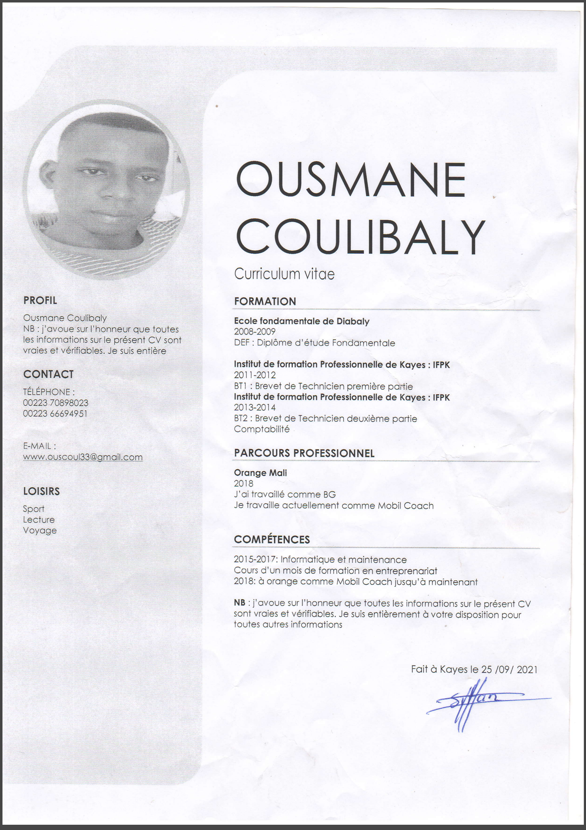 Ousmane COULIBALY
